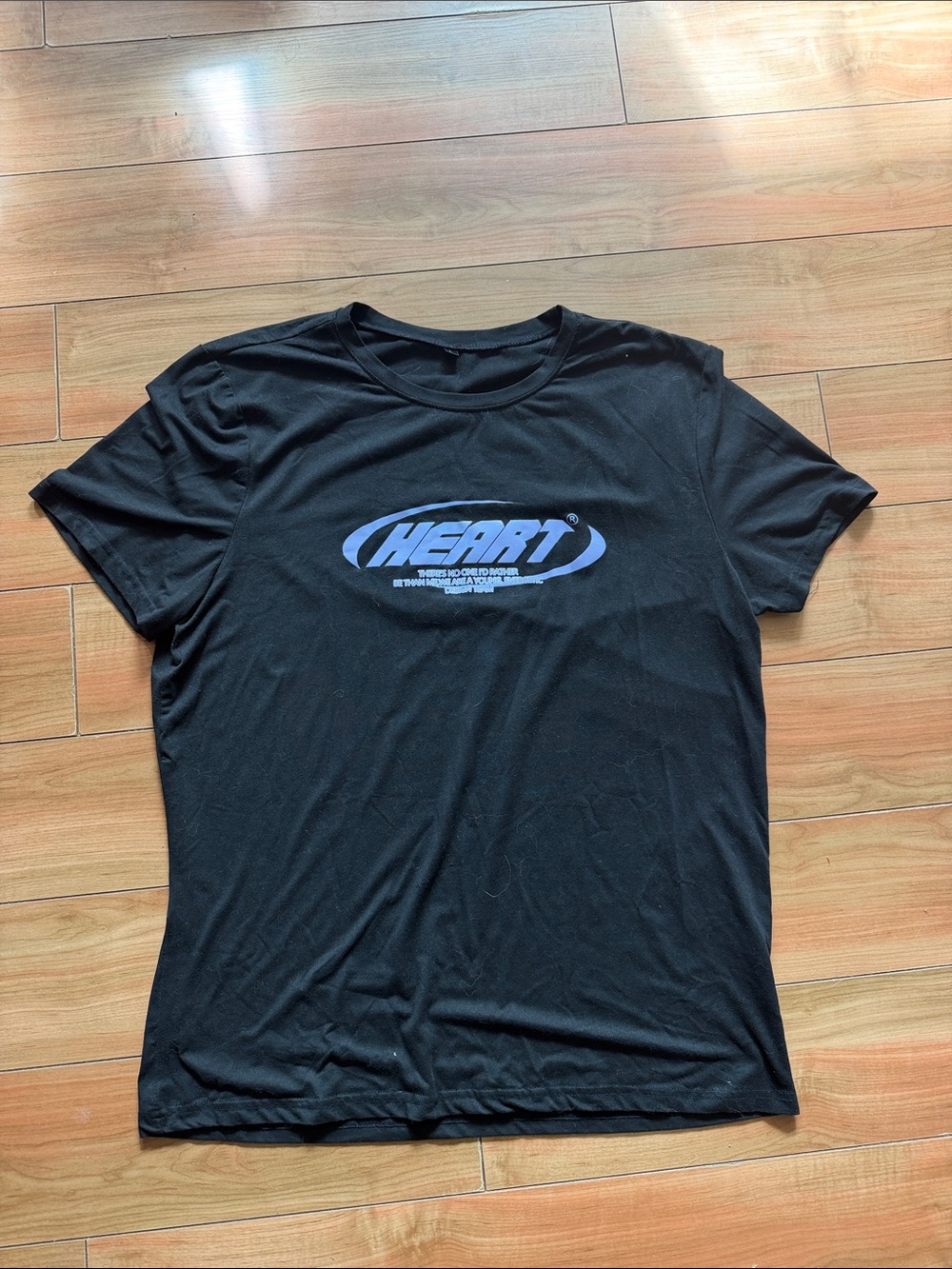 Heart Black Graphic tee